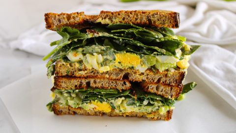 Classic Egg Salad with Spinach - Cooking For My Soul